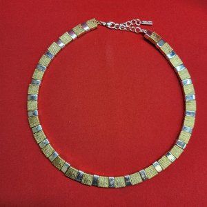 Napier Collar Gold Tone Silver Tone Necklace